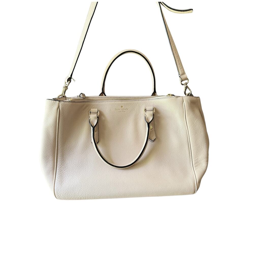 Kate Spade Mulberry Street Leighann Pebbled Leather Crossbody Tote - Picture 3 of 14